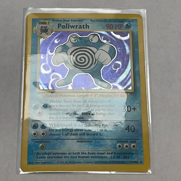 Pokemon | Toys | Poliwrath 3 Pokemon Base Set | Poshmark